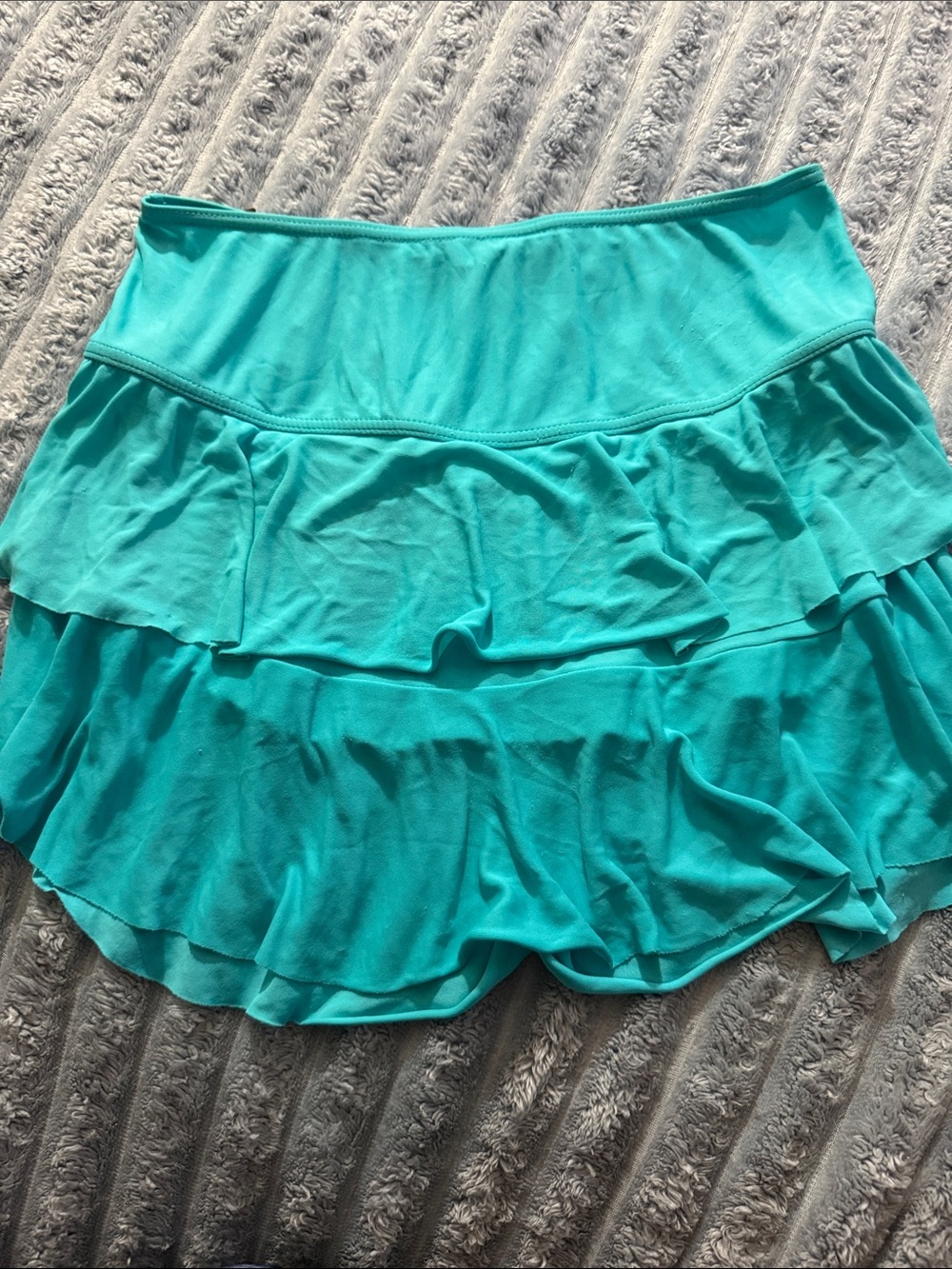 Xhilaration Y2K Bright Teal Blue Swim Skirt
